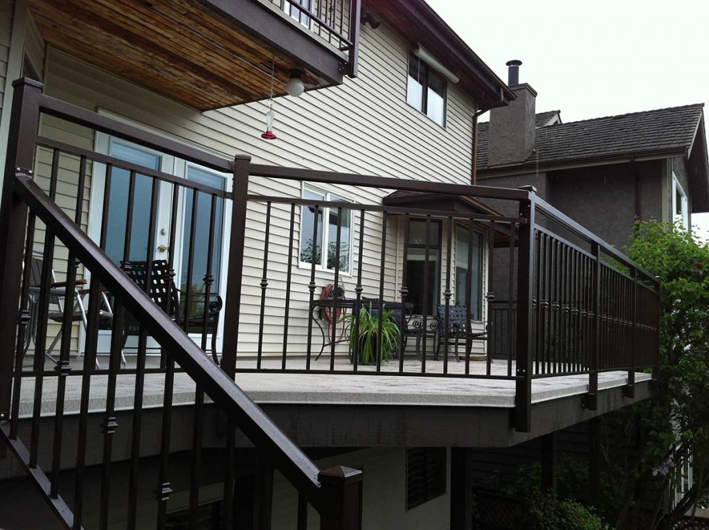 aluminum railings victoria, exterior aluminum railings