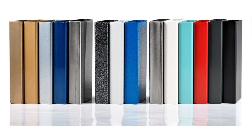 aluminum railing powder coating